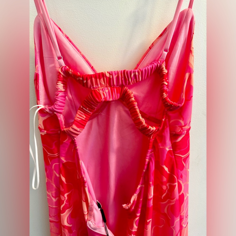 Hello Molly Pink Floral Maxi Dress - Picture 7 of 7